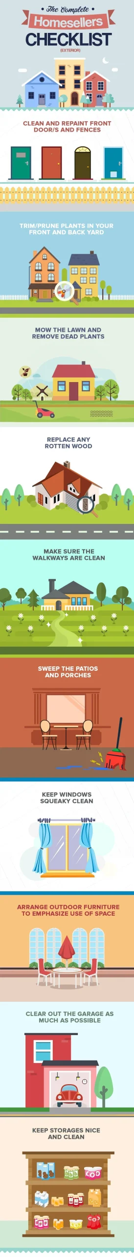 The Complete Home Sellers Checklist (Exterior Preparation)