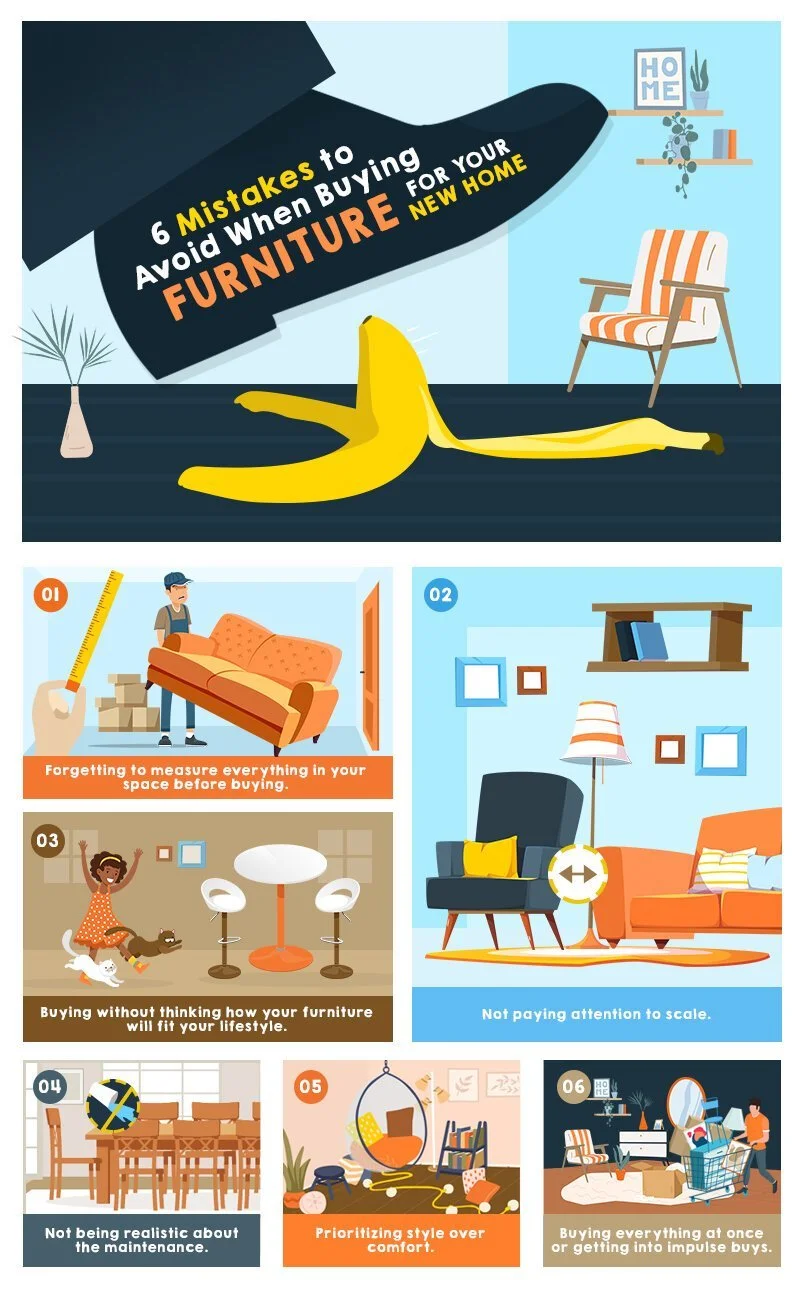 6 Mistakes to Avoid When Buying Furniture for Your New Home