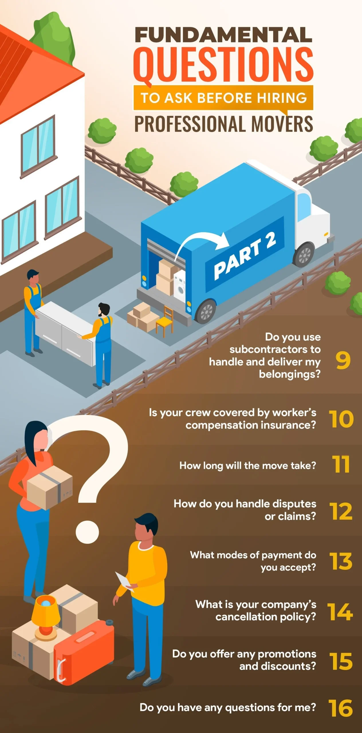 Fundamental Questions To Ask Before Hiring Professional Movers: Part 2