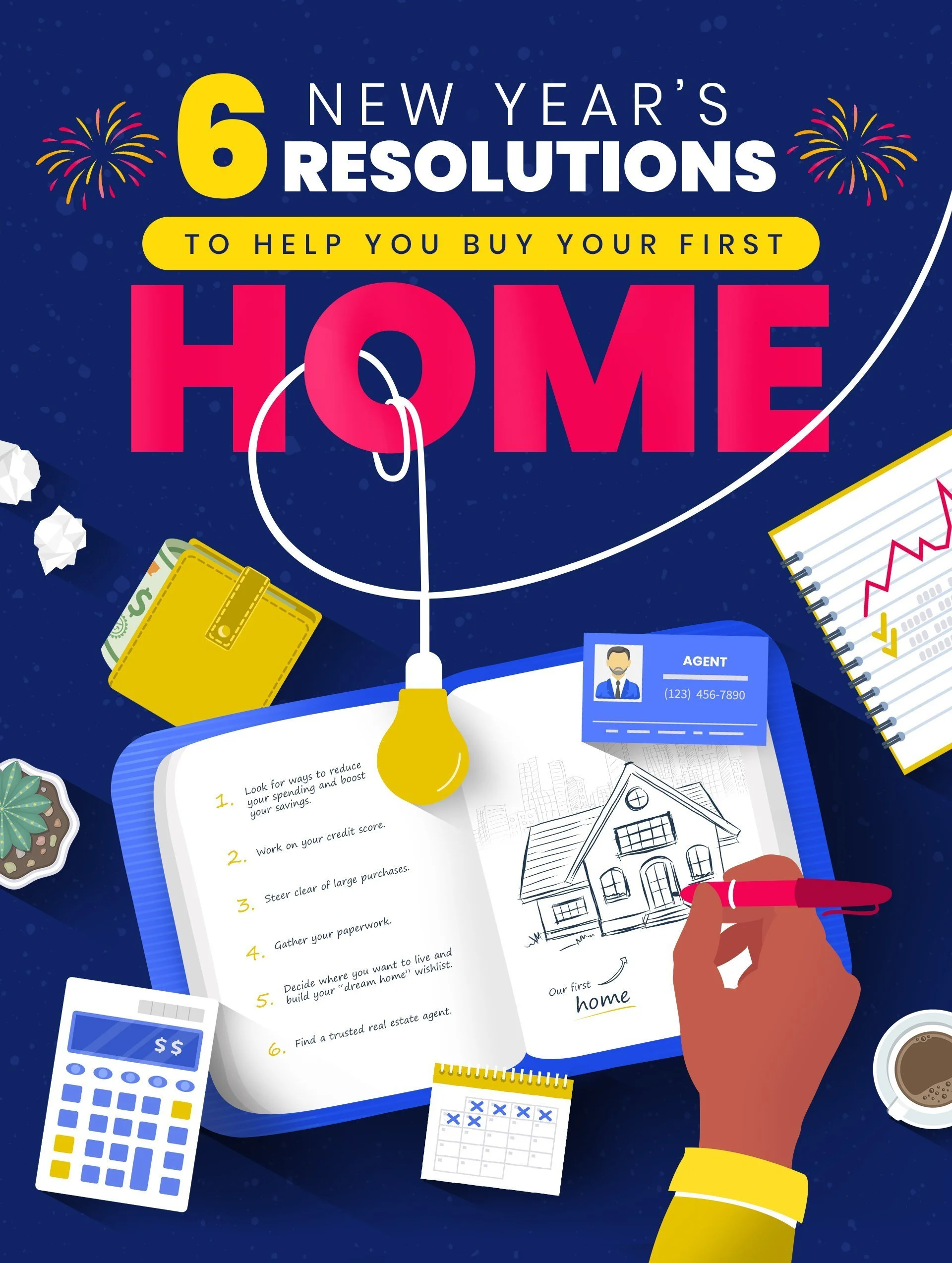 6 New Year’s Resolutions To Help You Buy Your First Home